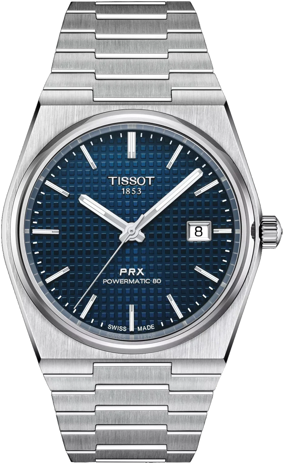 Tissot PRX Powermatic 80 Titan – Frontansicht